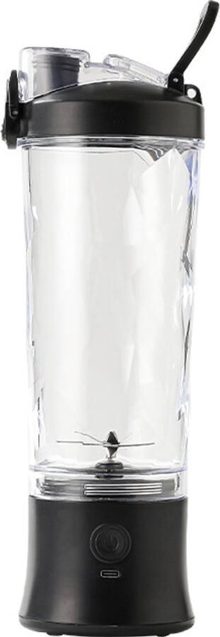 Draadloze Draagbare Blender Smoothie Maker (600ml) – Oplaadbaar voor Smoothies Sappen en Shakes，zwart