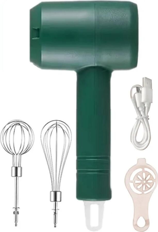 Draadloze elektrische eierklopper handmixer drie snelheden USB-oplaadbare mixer geschikt voor het bakken van pannenkoeken draagbare eierklopper