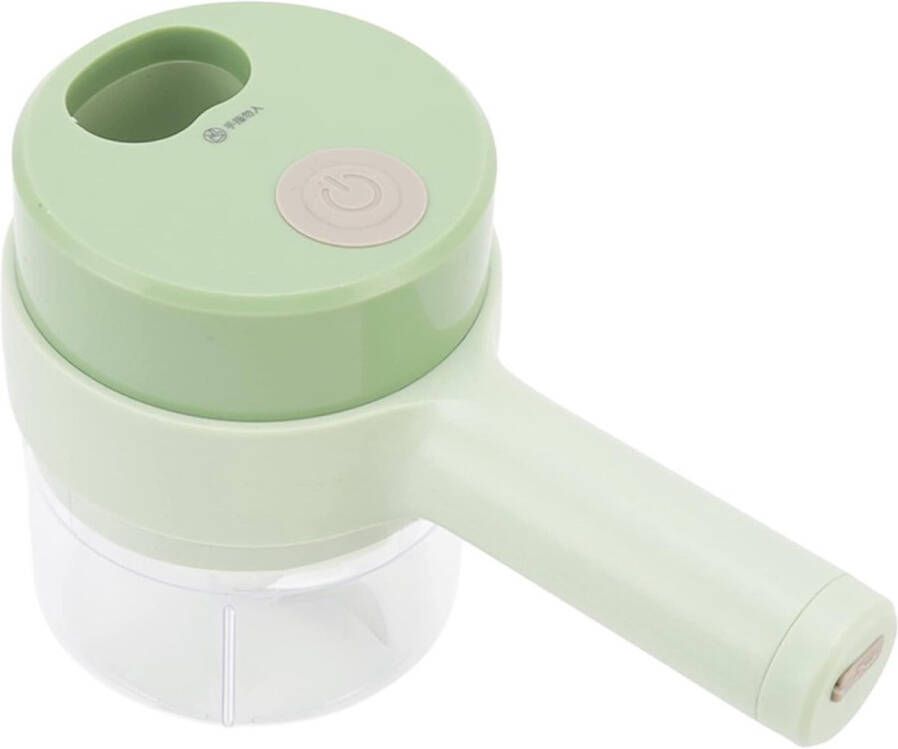 Draadloze Elektrische Groentesnijder met 1200 Tpm en 1500 mAh Accu voor Perfecte Plakken