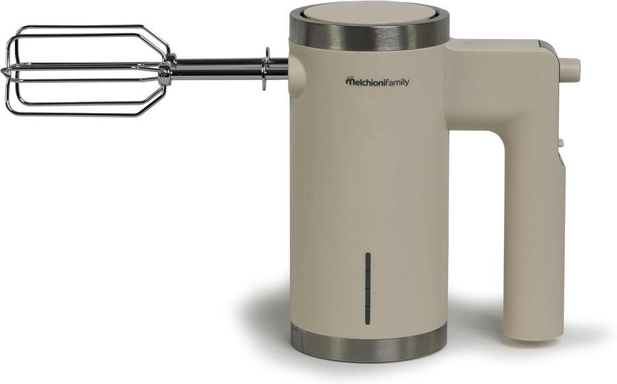 Elektrische Handmixer Draadloze Klopper Bakken en Mixen 5 Snelheden Instelbaar 17.2 x 8 x 27.7 cm