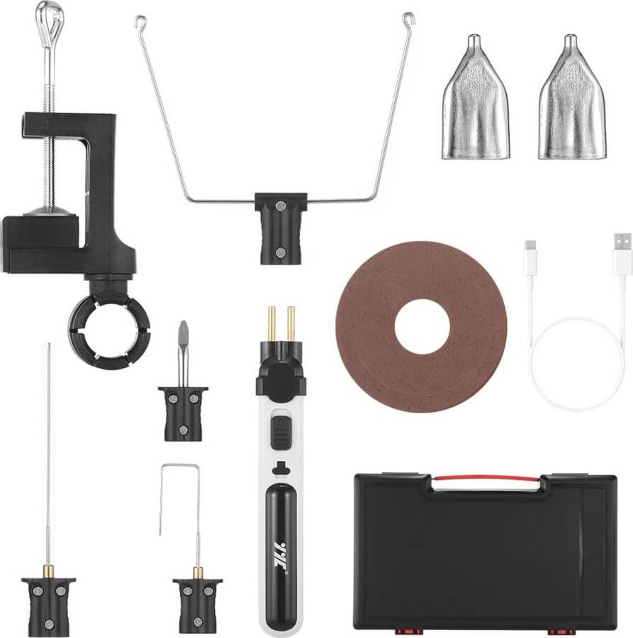 Draadloze elektrische piepschuimsnijder met snelle opwarming en LED-verlichting ideaal voor knutselen en professionele toepassingen