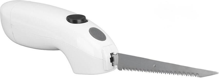 Draadloze Elektrische Mes voor het Snijden van Vlees Vis Brood en Groenten met Ergonomisch Handvat en Rvs Zaagblad
