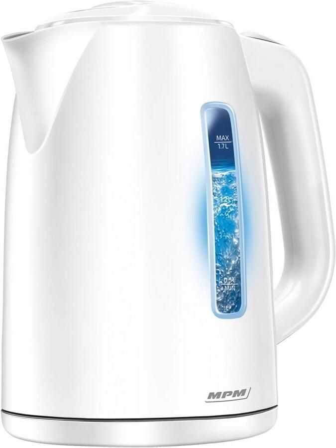 Draadloze Elektrische Waterkoker 1 7L met Kalkfilter en 360° Base 2200W