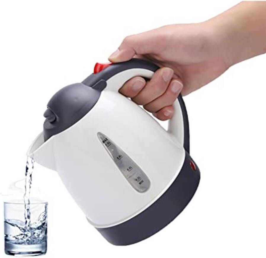 Draadloze Elektrische Waterkoker 1000ml voor Thee en Koffie Ideaal voor op Reis