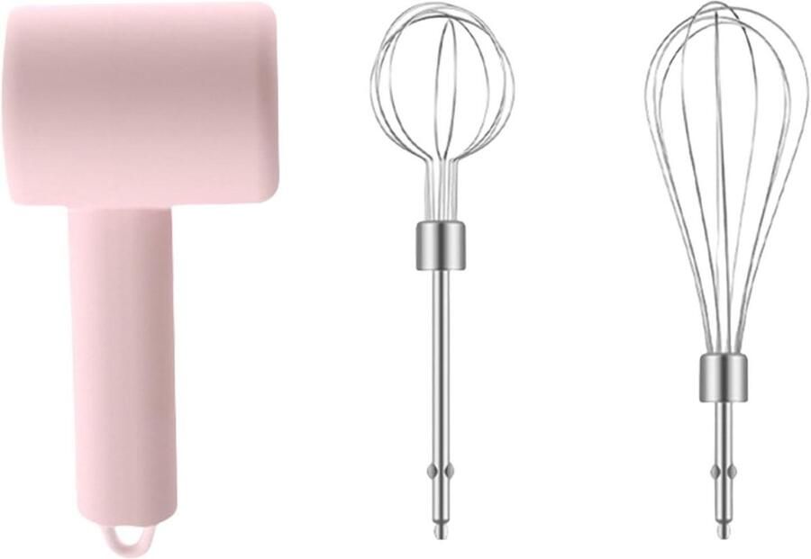 Draadloze Garde Mixer Handmixer Keuken Bakken En Koken 3 Snelheden 50+ Minuten Zilver