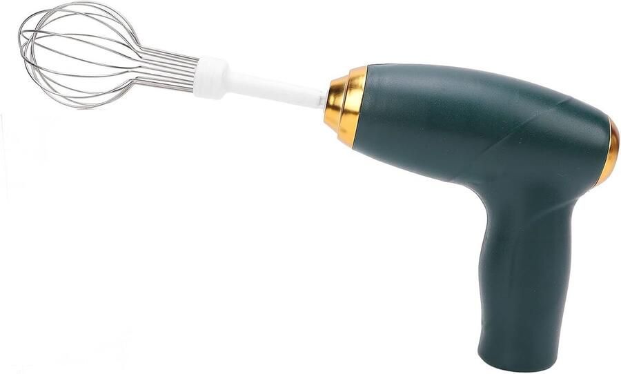 Draadloze Handmixer Elektrische Garde Thuis Bakken USB Oplaadbaar 2 Roerkoppen Groen