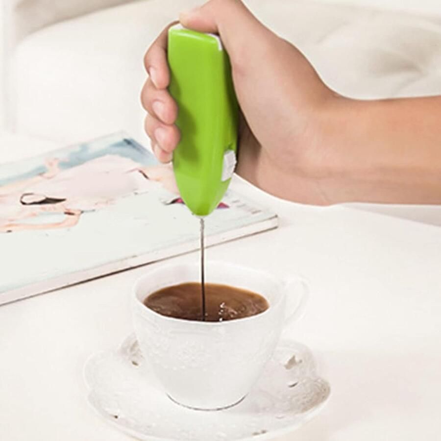Draadloze Handmixer Elektrische Klopper Dranken Mixen Compact Ontwerp 203 Cm Groen