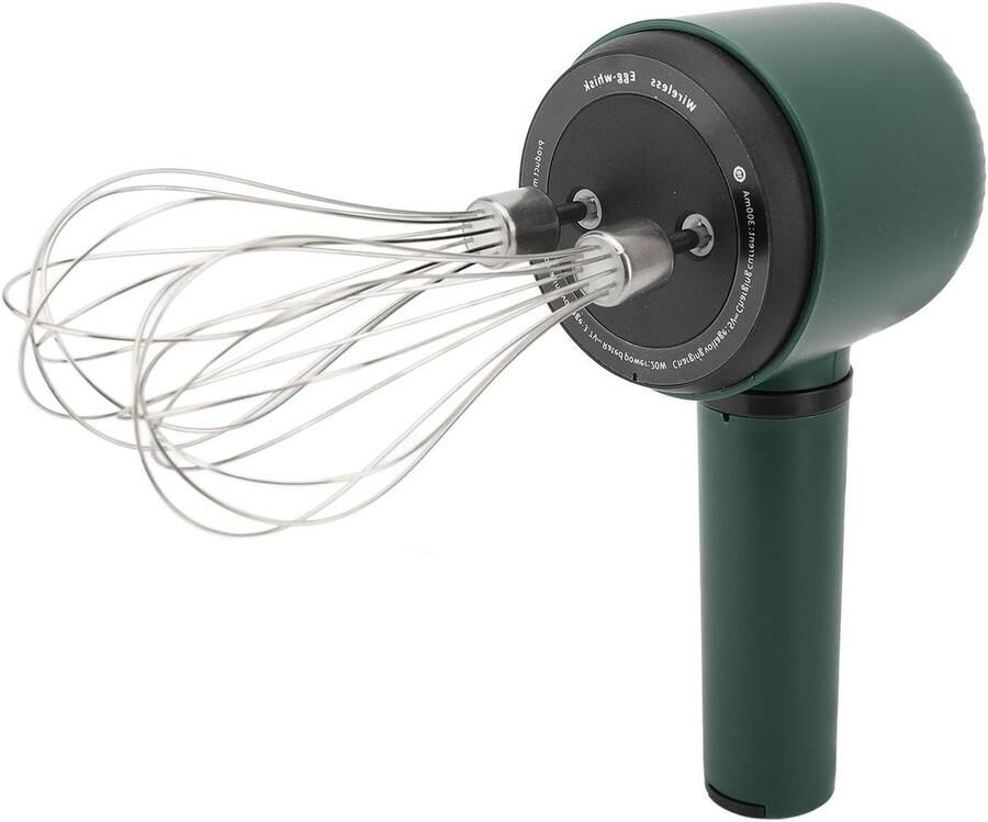 Draadloze Handmixer Elektrische Mixer Bakken en Keukenwerk USB Oplaadbaar 21x10x10 cm Wit
