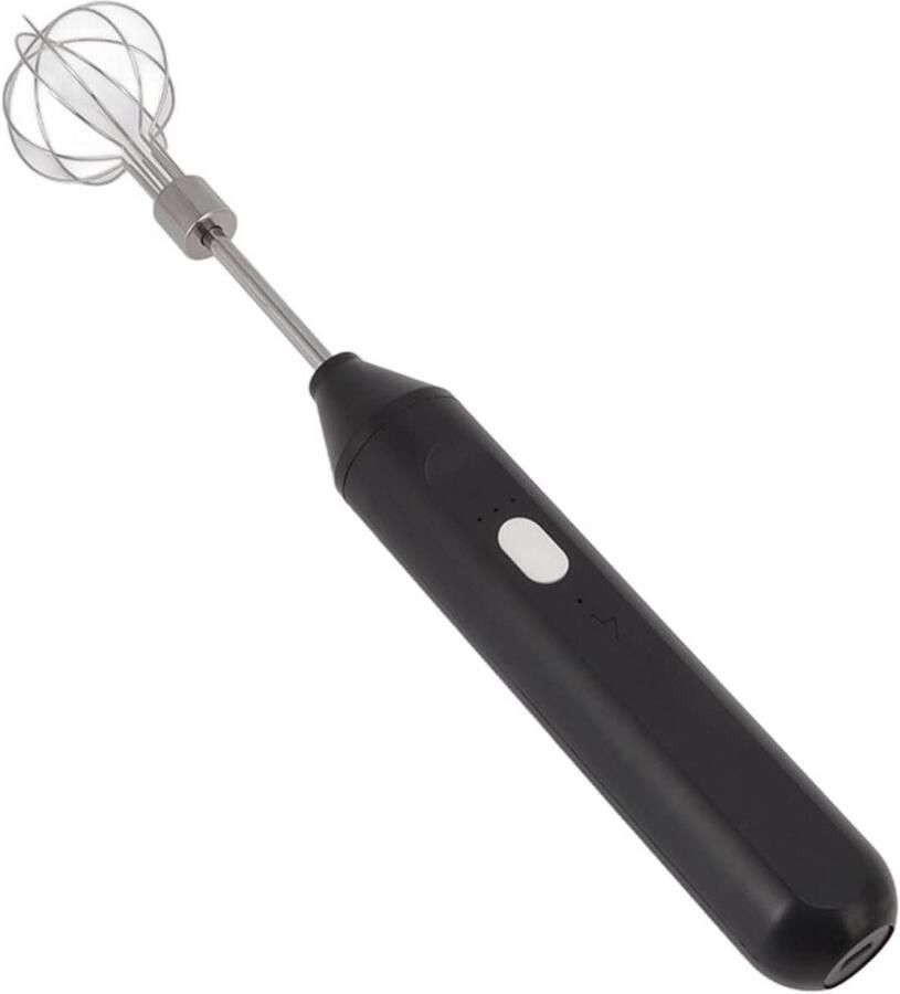 Draadloze Handmixer met 3 Snelheden en Oplaadbare Batterij Keukenmixer voor Beslag en Melkschuim