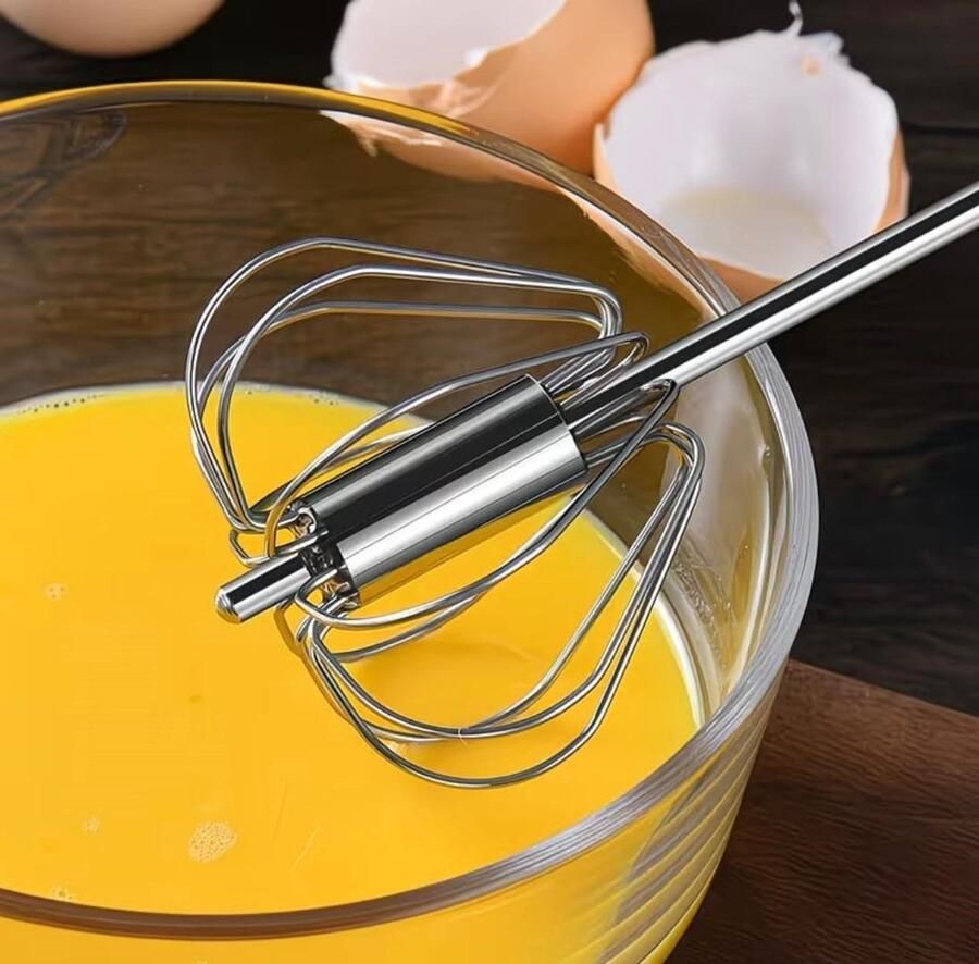 Draadloze handmixer Zonder stroom Metalen garde Draagbaar Compact Krachtig