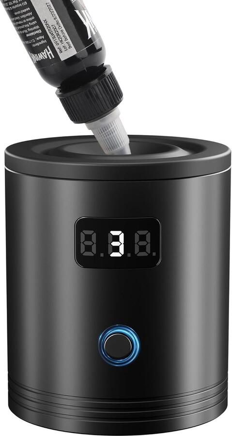 Draadloze Inkt Mixer Mini Shaker Vloeistoffen Mengen Sterke Motor 3 Snelheden Zwart - Foto 2