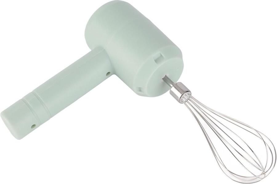 Draadloze Keukenmixer Elektrische Mixer Taarten Bakken USB Oplaadbaar 21 x 10 x 8 cm Licht-cyaan