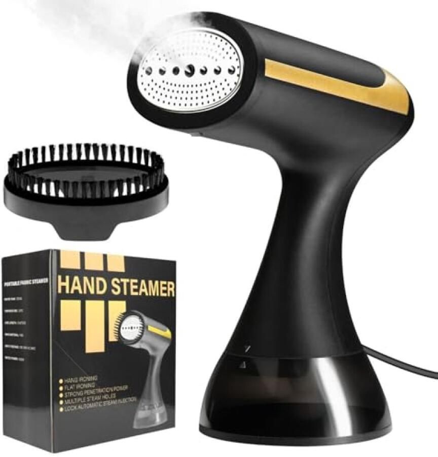 Draadloze kledingstomer – Handstomer 1500 W 350 ml reservoir snel opwarmen ideaal voor op reis en thuis