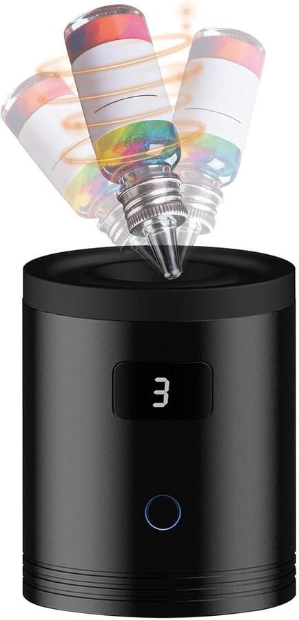 Draadloze mini-vortex-mixer 3 snelheden 5200 rpm ideaal voor laboratoriumverf ShopVlot