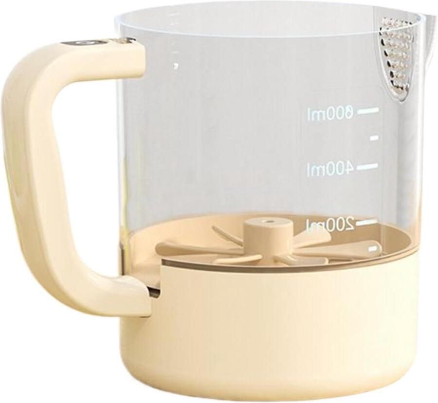 Draadloze Mixer Keukenapparaat Beslag Maken 2-in-1 Opzetstuk 16 cm Wit