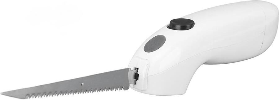 Draadloze Elektrische Mes voor het Snijden van Vlees Vis Brood en Groenten met Ergonomisch Handvat en RVS Zaagblad