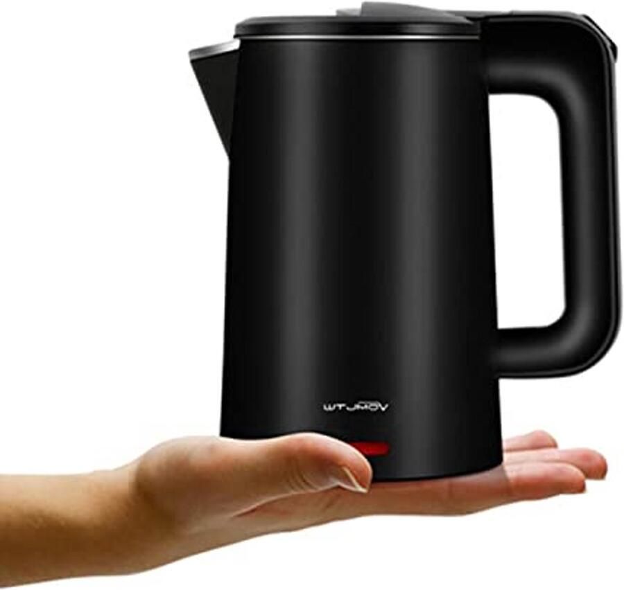 Draadloze RVS Waterkoker 0 8L 800W Automatische Sluiting voor Thuis en Reis