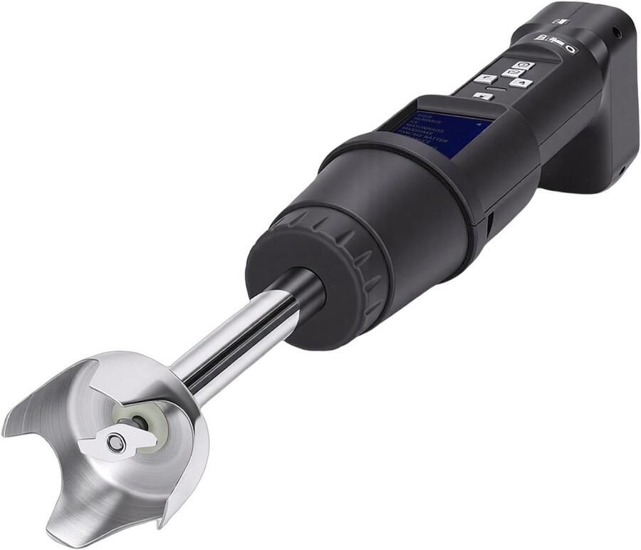 Draadloze Staafmixer Handmixer Keuken Culinaire Taken Variabele Snelheid 200mm Staaf Zilver