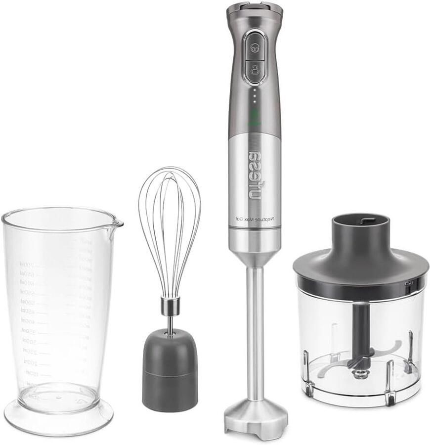 Draadloze Staafmixer Oplaadbare Blender Keuken Assistent Vijf Snelheden 700 ml Beker Zwart