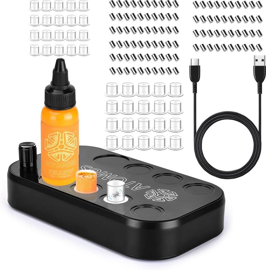 Draadloze Tattoo Ink Mixer Machine Magnetische Roertechnologie 3600mAh Accu