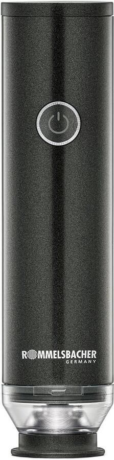 Draadloze Vacumeermachine Handvacuüm Pomp Voedsel Bewaren Eén Hand Bediening 5x5x20cm Antraciet Metallic