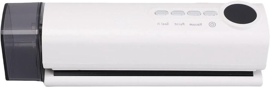 Draadloze Vacumeermachine Voedselverzegelaar Voedsel bewaren 3-in-1 functie 1200 mAh batterij Beige