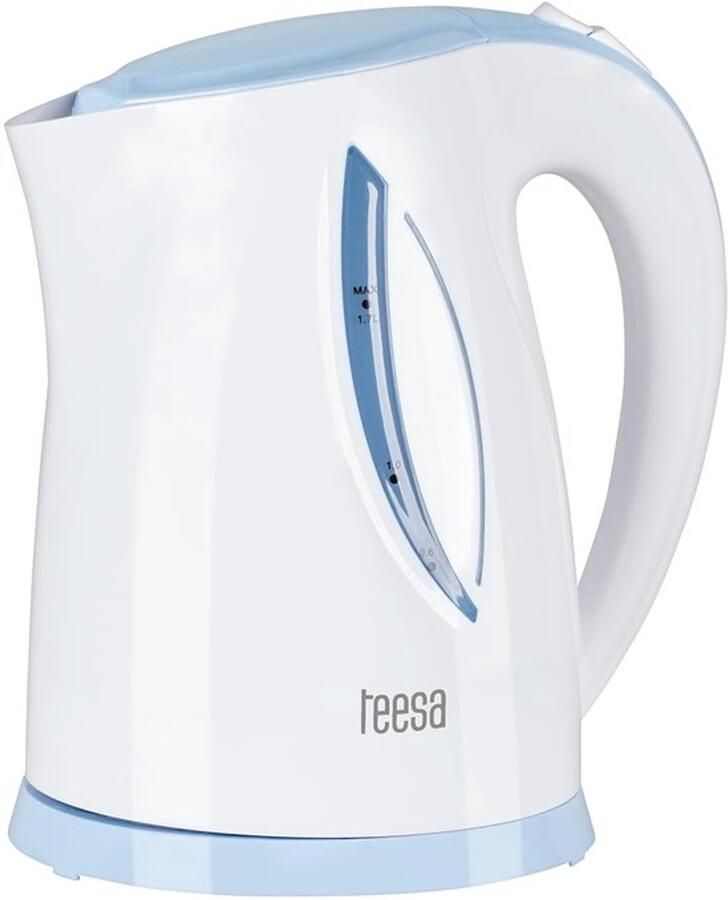 Draadloze waterkoker 1 7 liter wit blauw