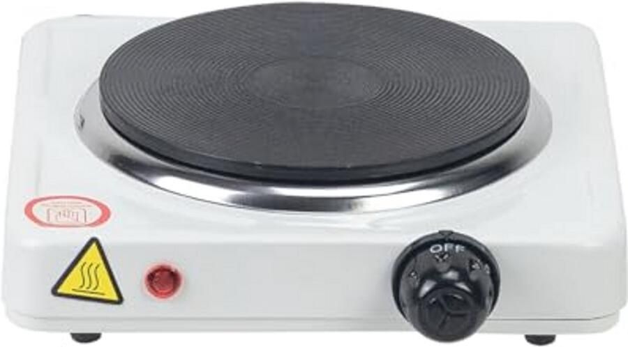 Draagbaar elektrisch kooktoestel met 1 kookplaat 1000 W