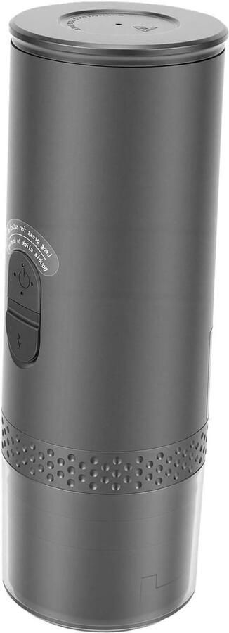 Draagbaar Koffiezetapparaat Elektrisch Koffiezetapparaat Koffie Maken Onderweg Dubbele Zetmodi 73x73x208 mm Zwart