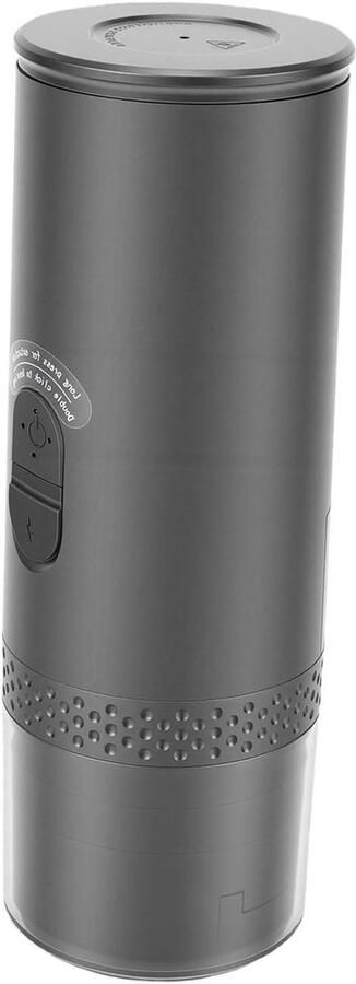 Draagbaar Koffiezetapparaat Elektrisch Koffiezetapparaat Onderweg Koffie Zetten Dubbele Zetstanden 73x73x208 mm Zwart