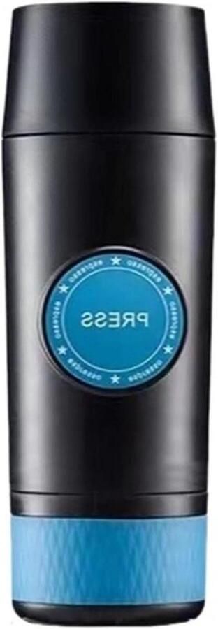 Draagbaar Koffiezetapparaat Elektrische Espresso Koffie Zetten Onderweg Ingebouwde Batterij 100 ml Capaciteit Blauw