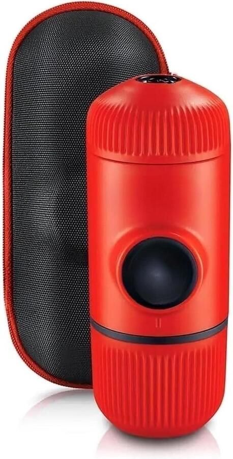 Draagbaar Koffiezetapparaat Espressomachine Reis Koffie Zetten Onderweg Handmatige Bediening 100 Milliliter Rood