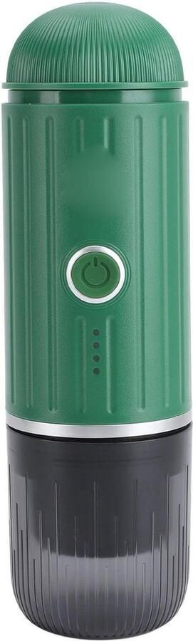 Draagbaar Koffiezetapparaat Mini Espresso Koffie Maken Hoge Druk Extractie 28D x 17B x 11H cm Groen