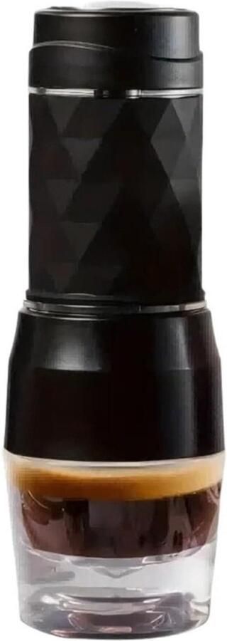 Draagbaar Koffiezetapparaat Mini Espresso Machine Koffie Maken Onderweg Handpers Extractie 100 Milliliter Wit