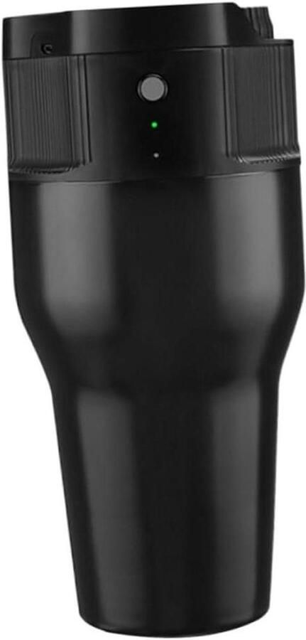 Draagbaar Koffiezetapparaat Mini Koffiepot Koffie Maken Elektrische Bediening 21.8 x 10.5 cm Zwart