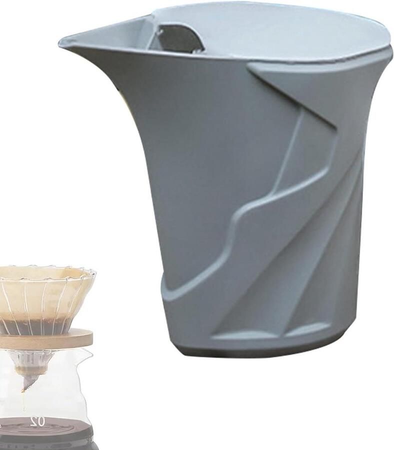 Draagbaar Koffiezetapparaat Percolator Koffiezetter Handgezette Koffie Bereiden Drie Waterstroom Opties 12 x 12 x 12 cm