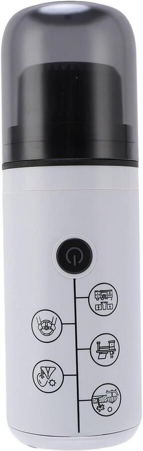 Draagbaar Koffiezetapparaat Reis Koffiemaker Koffie Zetten Buiten Dubbel Koffie Compartiment 17 Bar Druk Wit