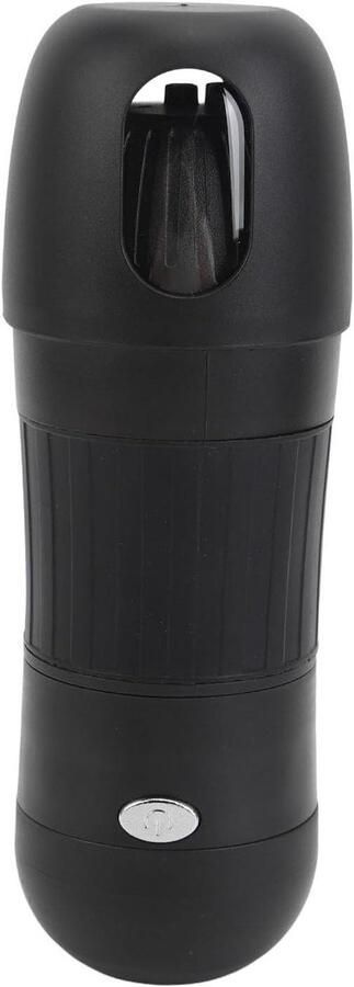 Elektrisch Koffiezetapparaat Handkoffiezetapparaat Batterijen Koffie Maken Onderweg Zet Gemalen Koffie Capsules 22 cm Hoog Zwart