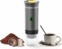 YHS Draagbaar Koffiezetapparaat Draadloos 12 Volt Espresso Nespresso Dolce Gusto Capsule Koffie Oploskoffie Cups Koffiezetapparaten Oplaadbaar Voor In Auto En Thuis Zwart Draagbare Koffiemachine Draagbare Espressomachine - Thumbnail 1