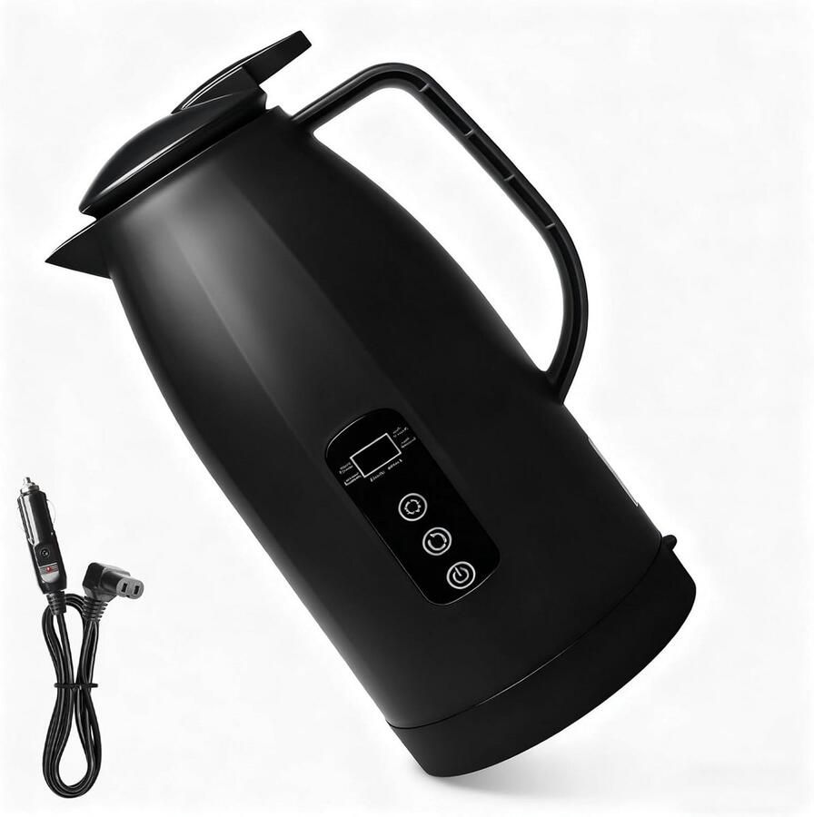 Draagbare 1.2L Waterkoker voor Auto en Vrachtwagen (12V 24V)