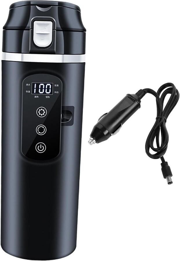 Draagbare 12V 24V Waterkoker voor Auto en Vrachtwagen 500ml RV Kookbeker