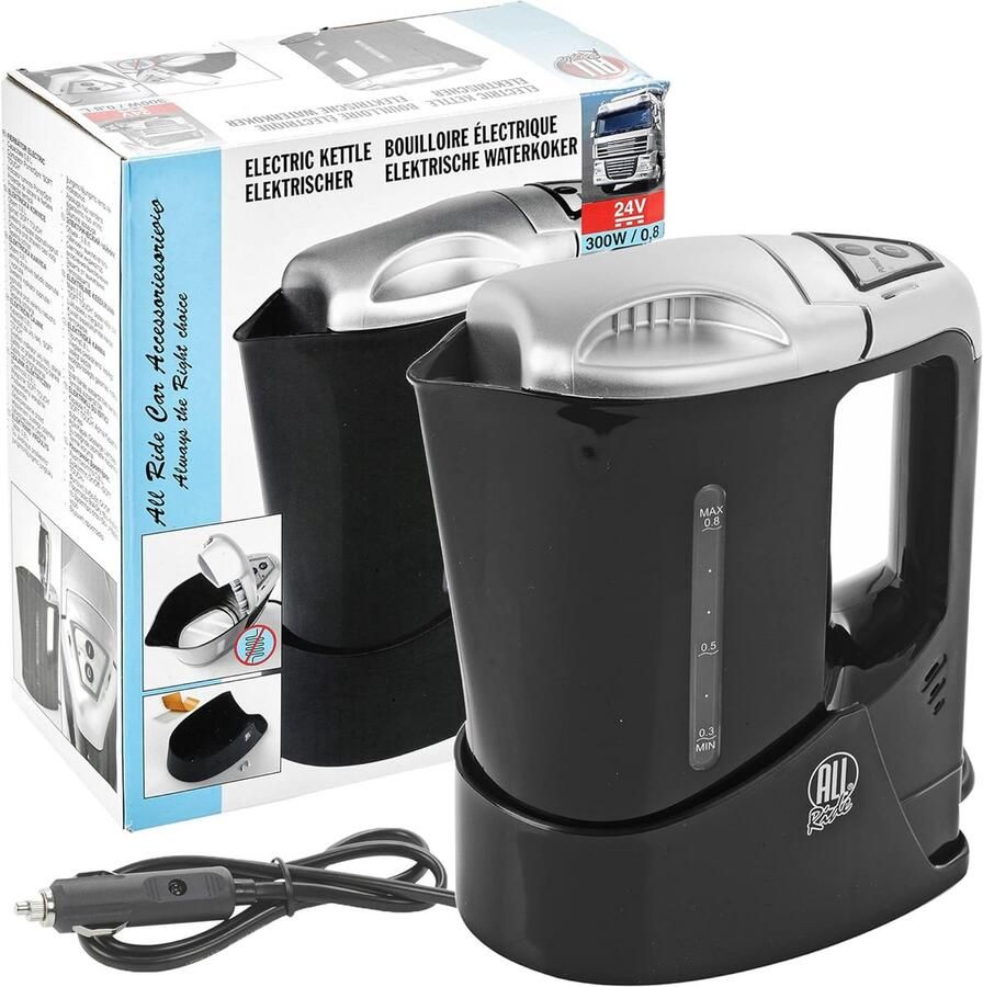 Draagbare 24V Waterkoker voor Auto en Vrachtwagen (0.8L)