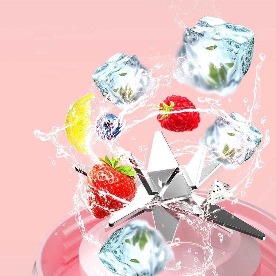 Draagbare 500 ml mini-mixer blender voor smoothies en shakes fruit- en groentesapcentrifuge voor persoonlijke effectieve blending on the go