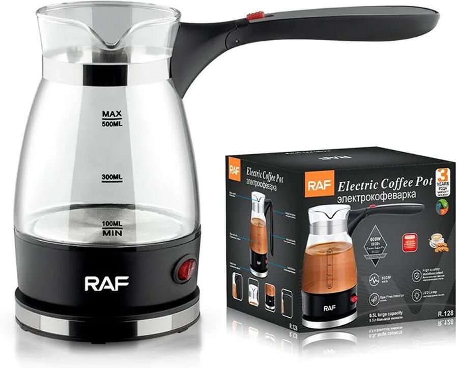 Draagbare 600W Elektrische Koffiemachine – Turkse Italiaanse & Arabische Koffie Multifunctioneel