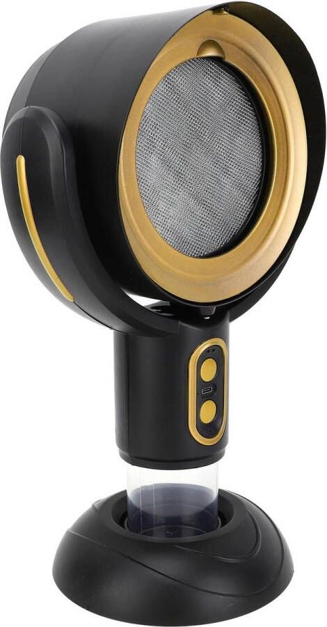 Draagbare Afneembare Afzuigkap Keuken Mini-Ventilator Desktop- 3 Snelheden Uitlaatventilator Kleine Ventilator Keukenkap Sterke Wind (Zwart)