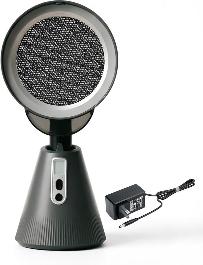 Draagbare afzuigkap met verstelbare hoogte en hoek tafelmodel afzuigventilator met 3 snelheden wasbaar filter en olieopvangbak voor binnenbarbecue en fondue LED-verlichting voor camper studentenkamer en keuken