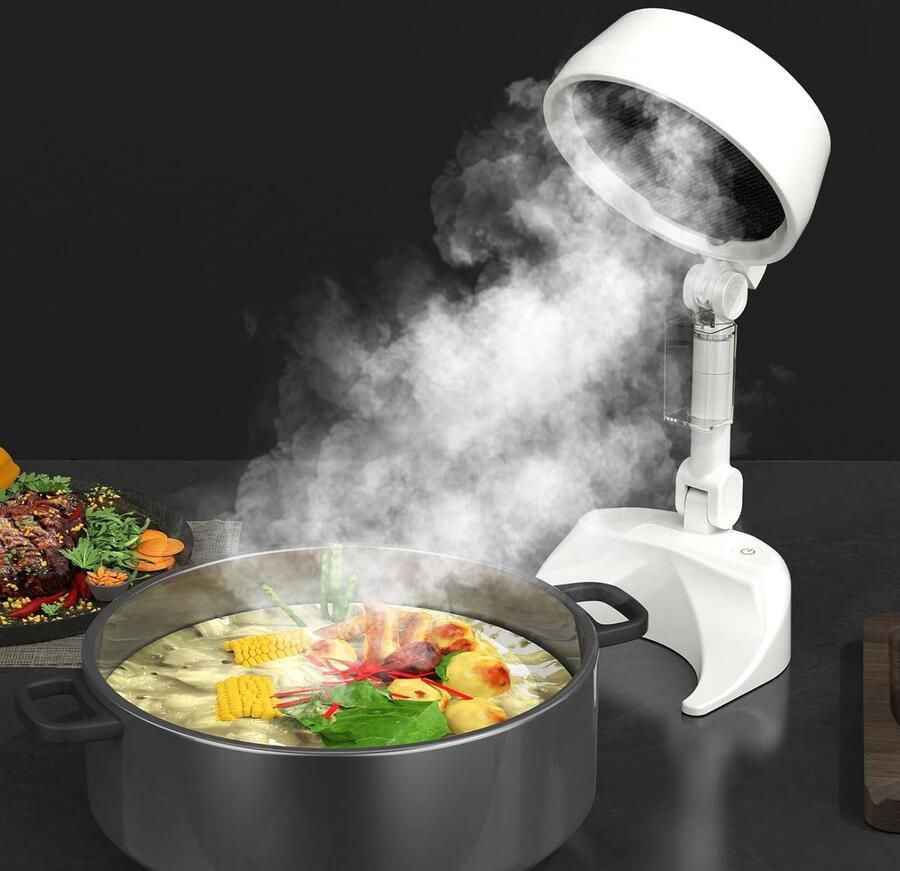 Draagbare Afzuigkap Mini Desktop Afzuigkap Opvouwbaar Desktopafzuigkap Mini Afzuigkap Mini-Afzuigkap Desktop-Afzuigkap voor Thuis Keuken Barbecue Reizen