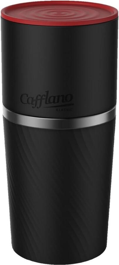 Draagbare Alles-in-één Koffiezetapparaat & Molen voor Onderweg Zwart