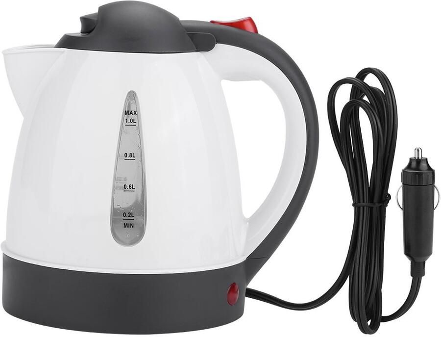 1000 ml reizen ketel auto ketel 24 V elektrische koffiepot theepot warm water waterkoker thee maker met wijzerplaat en sigarettenaansteker