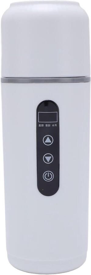 Draagbare Waterkoker Reis Waterkoker Auto Warm Water Onderweg 316 Roestvrij Staal 500 ml Wit